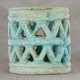 AN EGYPTIAN FAIENCE FINGER RING - photo 1