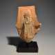 Ancient Hellenistic Terracotta Brazier Protome - Foto 1