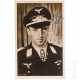 Major Hermann Graf - signierte Hoffmann-Portrait-Postkarte, 1943 - фото 1