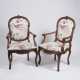 Paar barocker Armlehnstühle - Foto 1