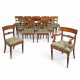 A SET OF SIXTEEN MAHOGANY DINING-CHAIRS - фото 1