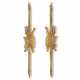 A PAIR OF ITALIAN CARVED GILTWOOD WALL-TROPHIES - фото 1