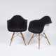 Paar 'Plastic Armchairs DAW'. Eames Charles & Ray, tätig Mitte 20. Jahrhundert - фото 1