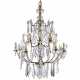 A FRENCH CUT-GLASS AND BRASS TWELVE-LIGHT CHANDELIER - Foto 1