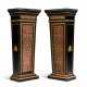 A PAIR OF NAPOLEON III ORMOLU-MOUNTED, CUT-BRASS AND PEWTER-INLAID, TORTOISESHELL, EBONY AND EBONISED `BOULLE` PEDESTALS - photo 1