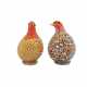 PAIR OF MURANO GLASS DOVES, - фото 1