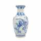 Vase made of porcelain with underglazed blue decor. CHINA, - Foto 1