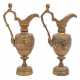Pair of ornamental metal jugs in the style of the Wilhelminian period, - фото 1