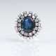 Vintage Saphir-Brillant-Ring - photo 1