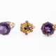Mixed lot: Three gemstone rings - фото 1