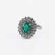 Emerald Diamond Ring - фото 1