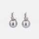 Pearl Diamond Earrings - photo 1