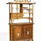 BAMBOO ETAGERE MADE OF BAMBOO, ROSEWOOD, LACQUER, PAPER, MOTHER-OF-PEARL AND IVORY. - Foto 1