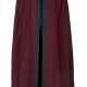 A MAROON FELTED WOOL CLOAK - фото 1