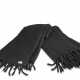 A PAIR OF BLACK MOHAIR WOOL BLANKETS - фото 1