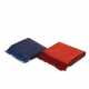 A PAIR OF ORANGE & BLUE CASHMERE THROW BLANKETS - фото 1
