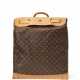 A BROWN MONOGRAM CANVAS STEAMER 45 BAG WITH GOLD HARDWARE - photo 1