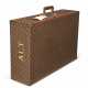 A PERSONALIZED BROWN MONOGRAM CANVAS HARDSIDED SUITCASE - photo 1