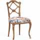 A NAPOLEON III STYLE ROPE-TWIST GILTWOOD SIDE CHAIR - Foto 1