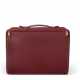 A ROUGE H CALF BOX LEATHER VANITY CASE WITH GOLD HARDWARE - Foto 1