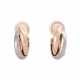 CARTIER pair of earrings "Trinity", - photo 1