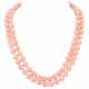 Necklace made of angel skin coral, - фото 1