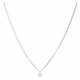 Solitaire pendant with diamond approx. 0.35 ct, - фото 1