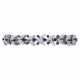 Bracelet with sapphires and diamonds total approx. 1 ct, - photo 1