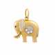 CHOPARD pendant "Elephant" with diamonds of approx. 0.35 ct, - Foto 1