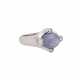 Ring with star sapphire ca. 6 ct and 4 brilliant-cut diamonds together ca. 0,06 ct, - Foto 1