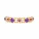 Bracelet "Blossoms" with amethysts, - фото 1