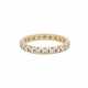 Memo ring set all around with 22 diamonds total ca. 1,5 ct, - фото 1