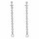 Earrings with pearls and diamonds together ca. 0,9 ct, - Foto 1