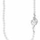 CHANEL CULTURED PEARL AND DIAMOND 'COMÈTE' LONGCHAIN NECKLACE - фото 1