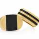 NO RESERVE | TWO TIFFANY & CO. BLACK JADE AND GOLD RINGS - photo 1
