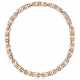 NO RESERVE | BULGARI STAINLESS STEEL AND ROSE GOLD NECKLACE - photo 1