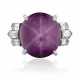 NO RESERVE | VAN CLEEF & ARPELS STAR RUBY AND DIAMOND RING - photo 1
