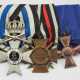 Bayern: Ordenschnalle eines Militärbeamten mit 3 Auszeichnungen. - photo 1