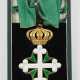 Italien: Ritterorden des heiligen Mauritius und heiligen Lazarus, 3. Modell (1868-1943), Komtur Kreuz, im Etui. - photo 1