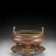 A BRONZE TRIPOD CENSER AND STAND - фото 1