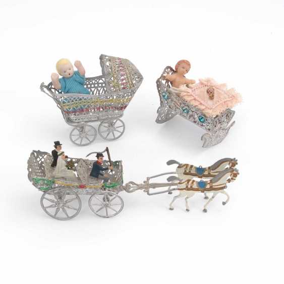 Carriage Doll Carriage And Crib Of Tin Auction Catalog 91