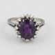 AMETHYST-RING MIT DIAMANTEN - Foto 1