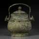 A BRONZE RITUAL WINE VESSEL AND COVER, YOU - фото 1
