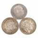 Silver medals - Weimar Republic, 3 pieces, - фото 1