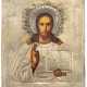 Silberoklad-Ikone des Christus Pantokrator - фото 1