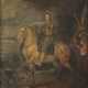 ANTHONY VAN DYCK (WERKSTATT ODER SCHULE) CHARLES I (1600-1649) AUF SEINEM PFERD SITZEND (BOZETTO) - Foto 1