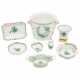 HEREND 8-piece set 'Apponyi green' and 'Indian basket green', 20th c.: - фото 1