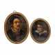 PAINTER/IN 17th/18th c., probably Spain, 2 miniature portraits of young gentlemen, - Foto 1