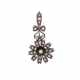 Historism pendant "Flower" with diamonds - фото 1