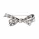 Bow brooch set with diamonds, total ca. 1,1 ct, - фото 1